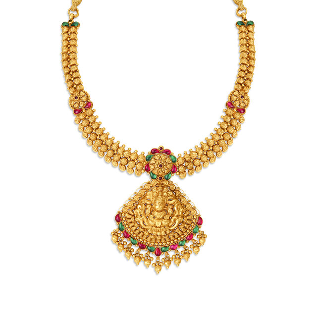 Palatial Kemp Set Gold Necklace,,hi-res image number null