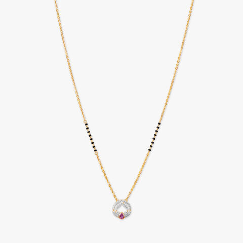 Twilight Bloom Diamond Mangalsutra
