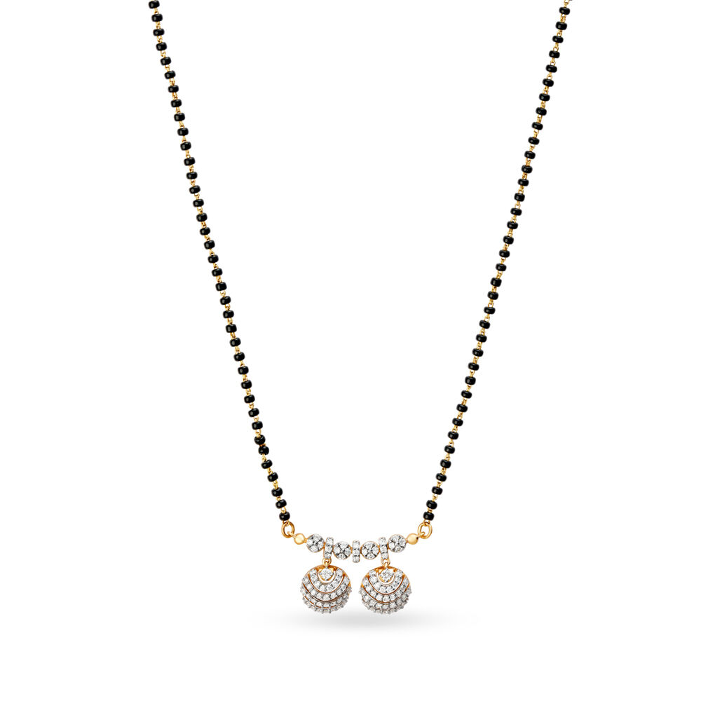 Tanishq discount mangalsutra diamond