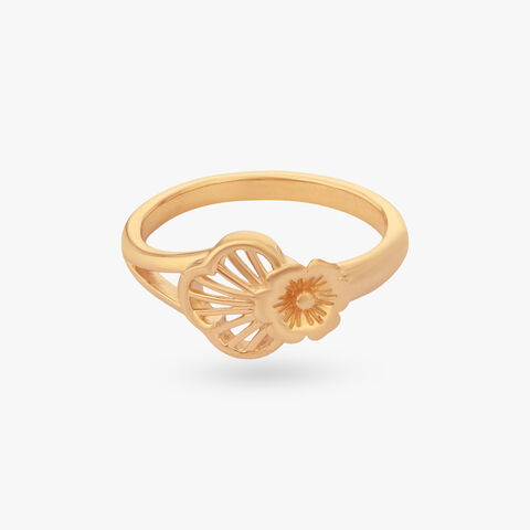 Bloom Fan Gold Ring alternate view 1