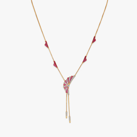 Soaring Wing Diamond Necklace