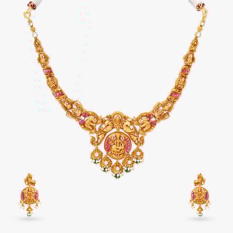 Regal Gold Kanthi Set