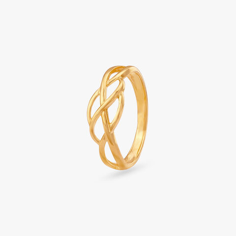 Infinity Embrace Gold Ring