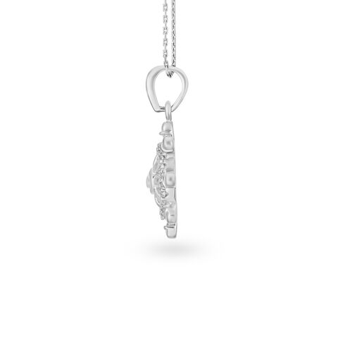 Nautical Wheel Silver Pendant