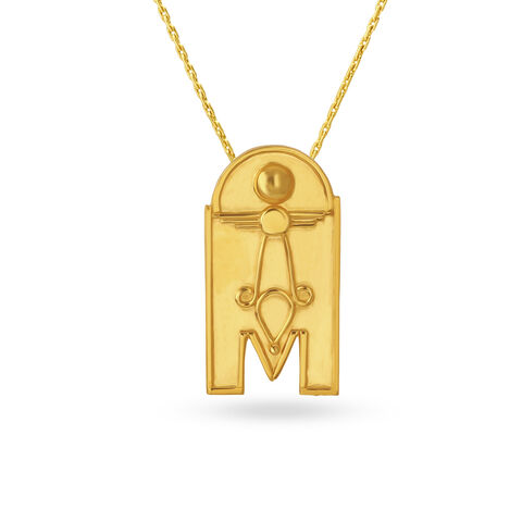Charming Gold Traditional Thali Pendant