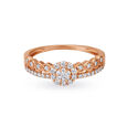 Embellished 18 Karat Rose Gold And Diamond Finger Ring,,hi-res image number null
