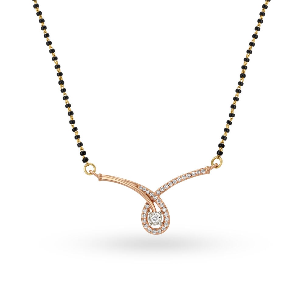Tanishq diamond mangalsutra pendant hotsell