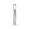 Elegant Textured Platinum Finger Ring,,hi-res image number null