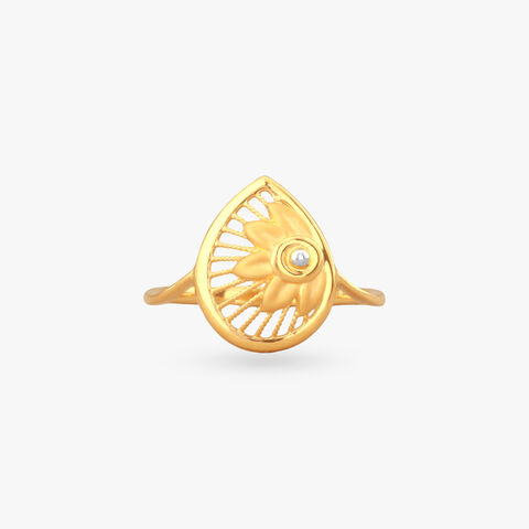Morning Dew Gold Ring
