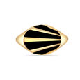 14 KT Yellow Gold Bold Stripes Ring,,hi-res image number null