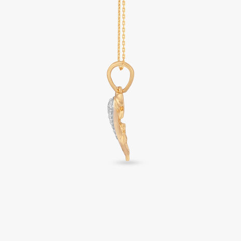 Om Ganesh Diamond Pendant