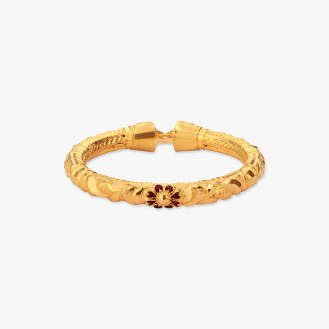 Intricate Naksha Gala Bala Gold Bangles