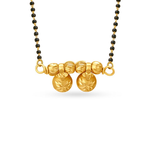Carved Wati Mangalsutra Pendant