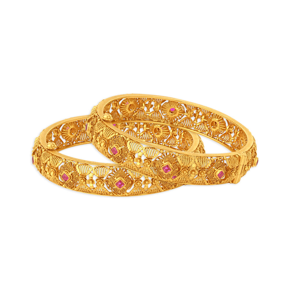 Calcutta Wirework Gold Bangle