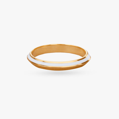 Polished Perfection Gold Finger Ring