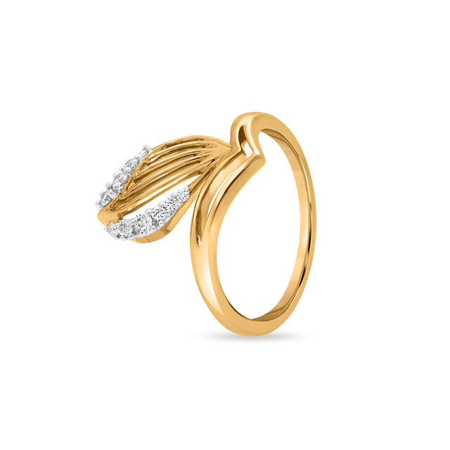 18 KT Yellow Gold Petite Ring,,hi-res image number null