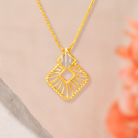 Surreal Gold Pendant