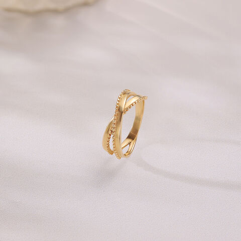 Aurora Loop Gold Ring