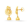 Graceful Peacock Gold Jhumka,,hi-res image number null