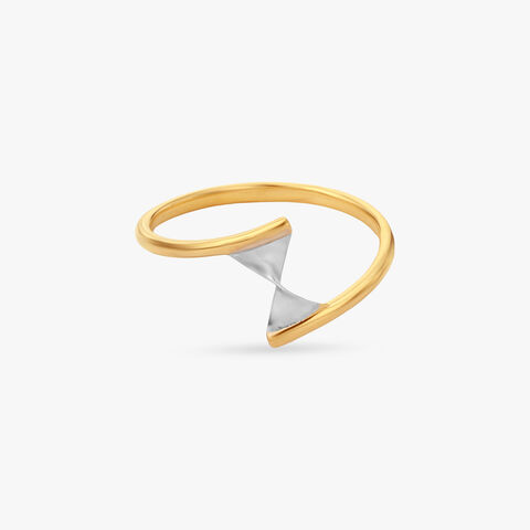 Twin Peak Gold Finger Ring