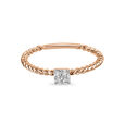 14 KT Rose Gold Charming Diamond Ring,,hi-res image number null