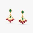 Eccentric Gold Drop Earrings,,hi-res image number null