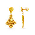 Tanishq 22 Karat Yellow Gold Drop Earrings,,hi-res image number null