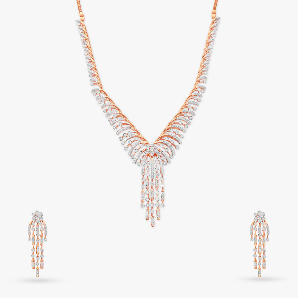 Diamond necklace sets tanishq online