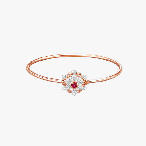 Lotus Mirage Diamond Bangle