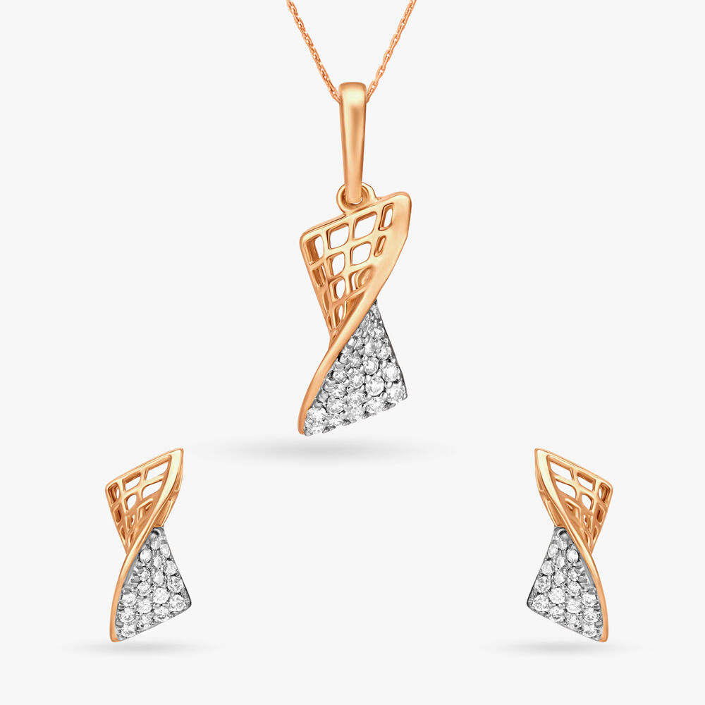 Tanishq single diamond pendant sale