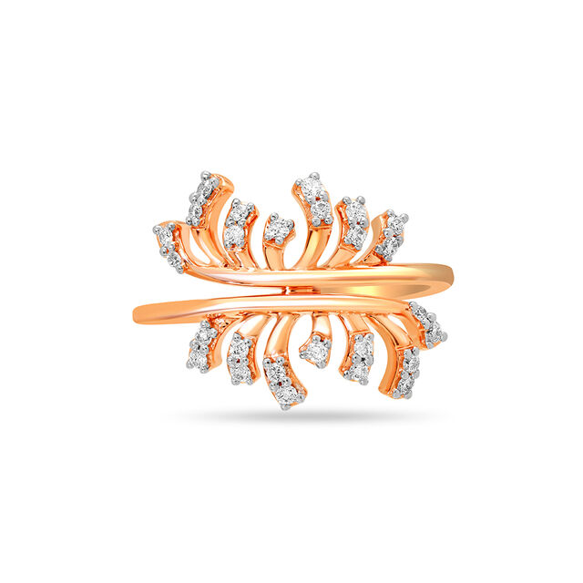 14 KT Rose Gold Floral Beauty Ring,,hi-res image number null