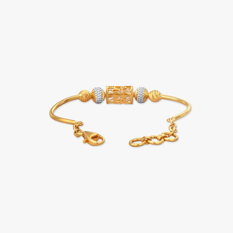 Little Stars Gold Bangle For Kids