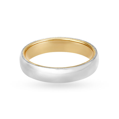 Elegant Platinum and Rose Gold Ring