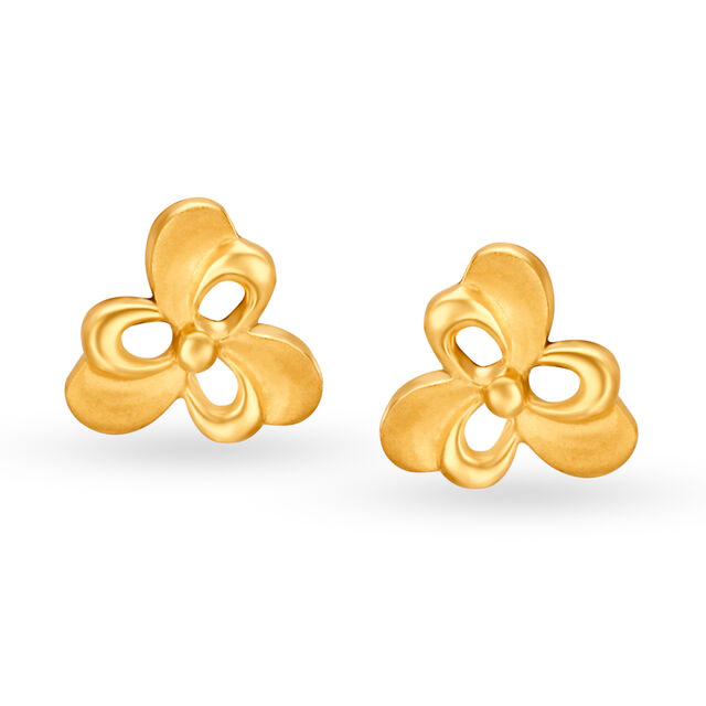Contemporary Floral Stud Earrings For Kids,,hi-res image number null