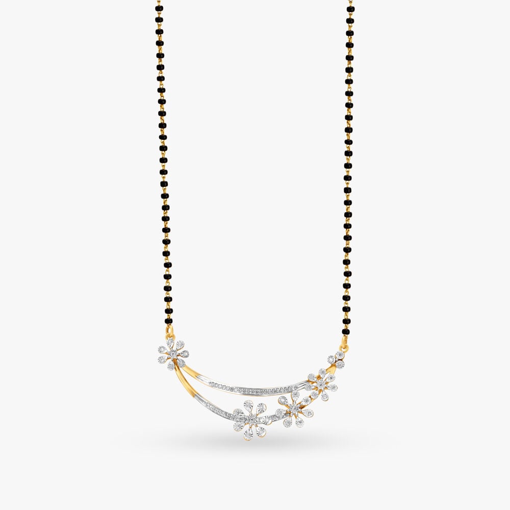 Tanishq platinum top mangalsutra