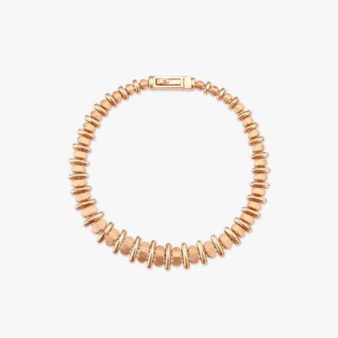 Sleek Disc Gold Bracelet