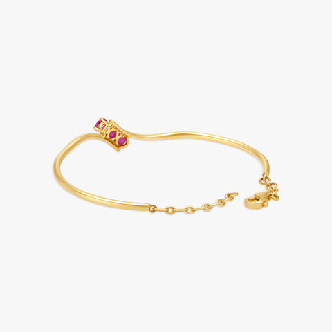 Dainty Ruby Bangle