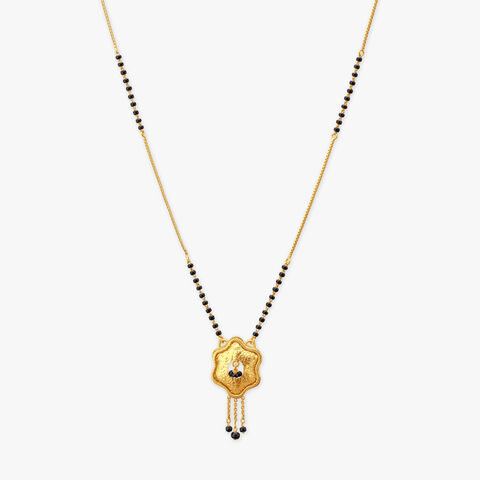Etched Aura Gold Mangalsutra