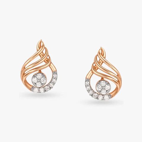Enduring Beauty Diamond Stud Earrings