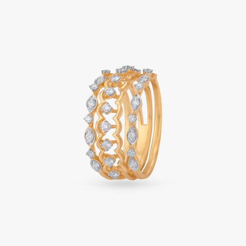 Auric Rhythm Diamond Ring
