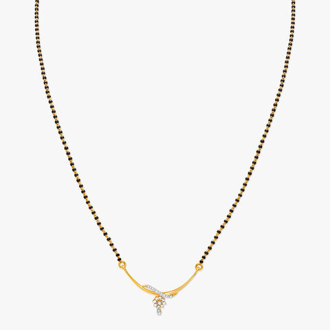 Bloom Knot Diamond Mangalsutra