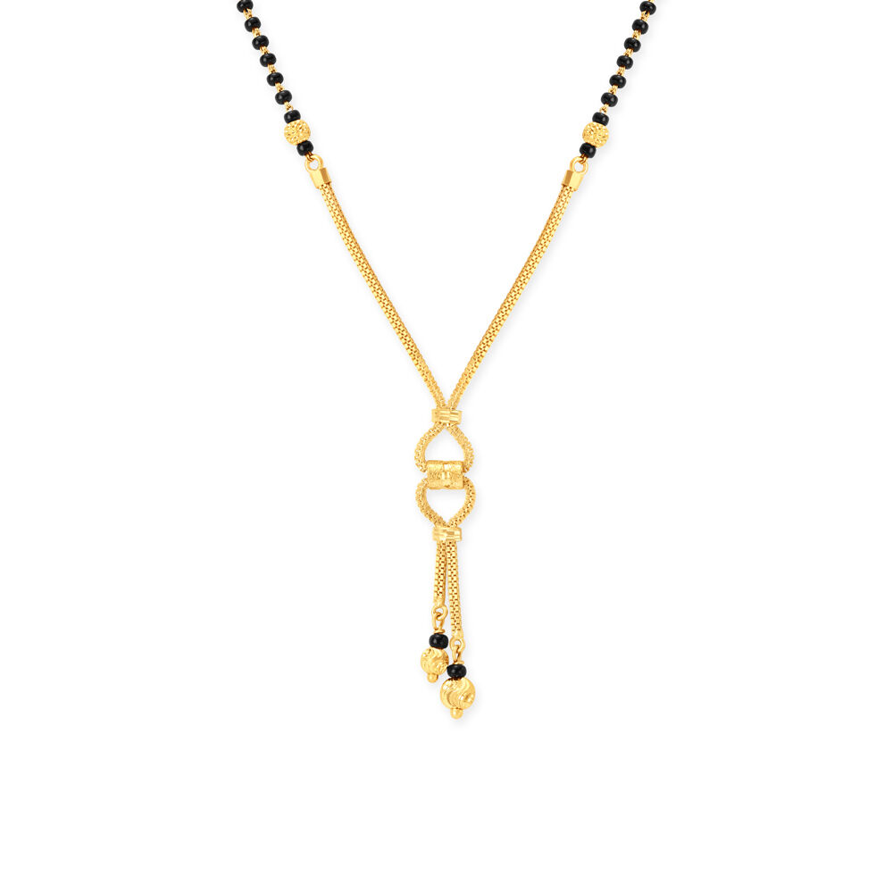 Kundan mangalsutra in tanishq top