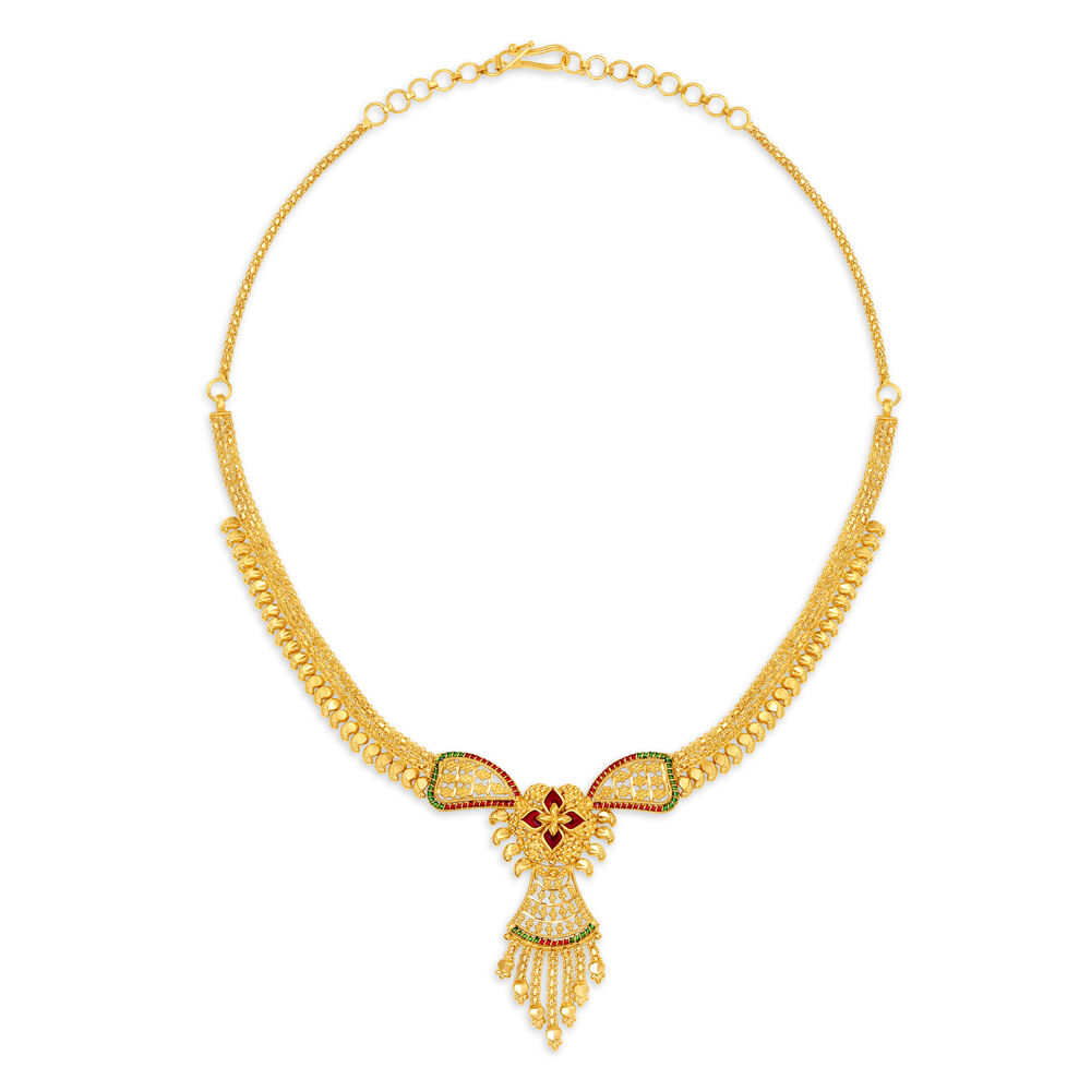 Tanishq gold necklace designs with indian price top
