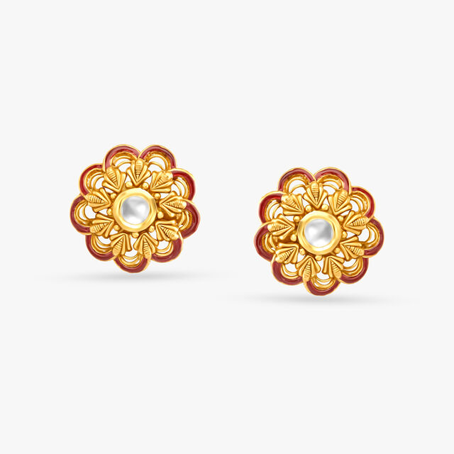 Alluring Flowers Stud Earrings,,hi-res image number null
