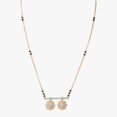 Playful Bloom Diamond Mangalsutra