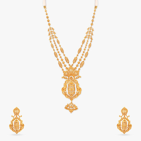 Ethereal Mountain Gold Necklace Set