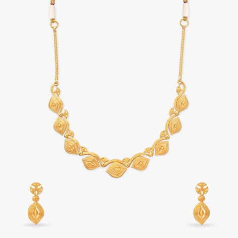 Ripple Grace Gold Necklace Set