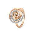 14KT Lighter Side Of Work Rose Gold Finger Ring,,hi-res image number null