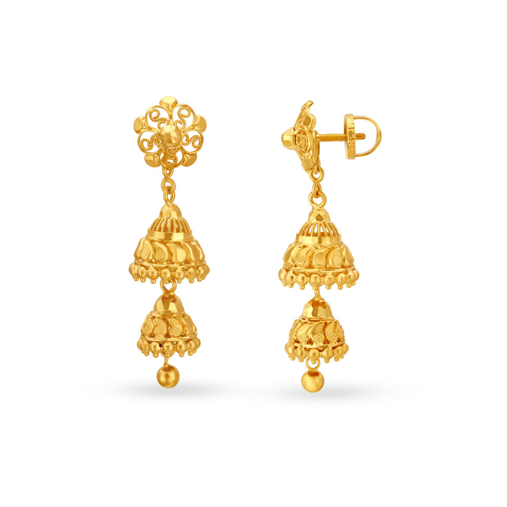 Traditional Double Layer Jhumka