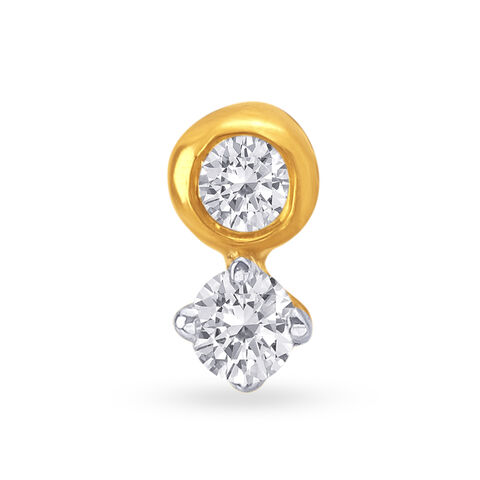 Stunning Petite Diamond Nose Pin